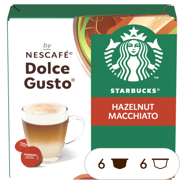 Starbucks® Hazelnut Macchiato kastes priekšskats